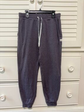 Cozy Purple ish Gray Jogger Sweatpants with Drawstring
